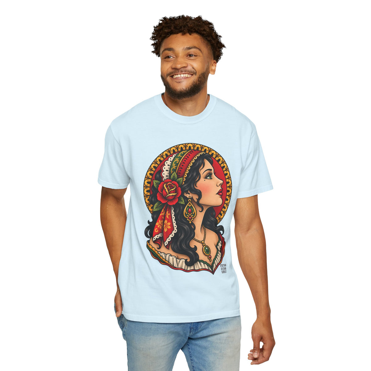 Esmeralda Gypsy Tattoo Flash T shirt