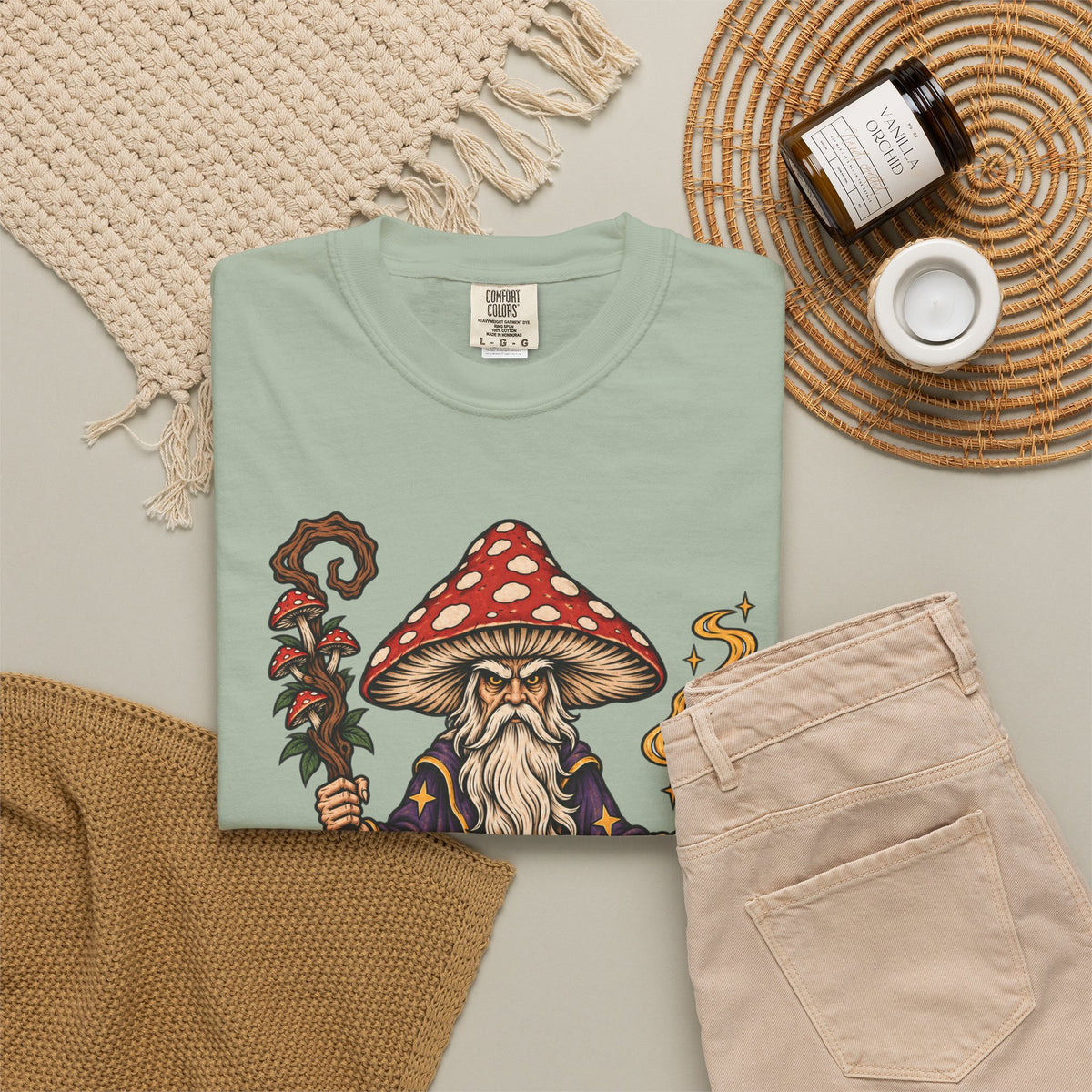 Amanita Mushroom Wizard T-Shirt