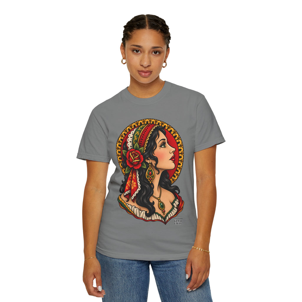 Esmeralda Gypsy Tattoo Flash T shirt