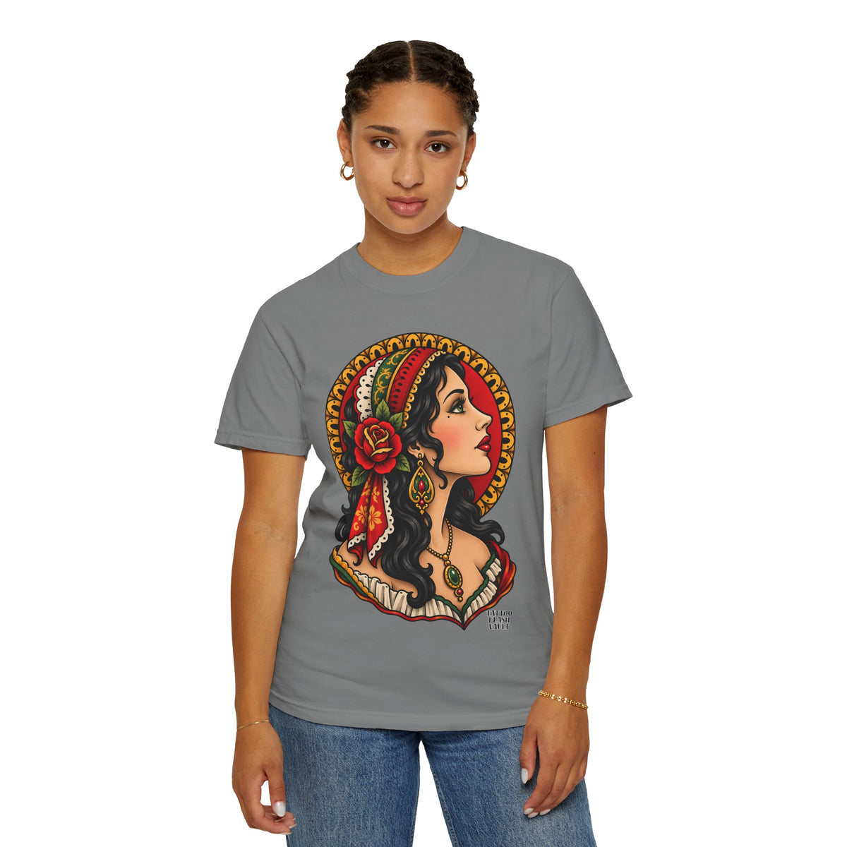 Esmeralda Gypsy Tattoo Flash T shirt