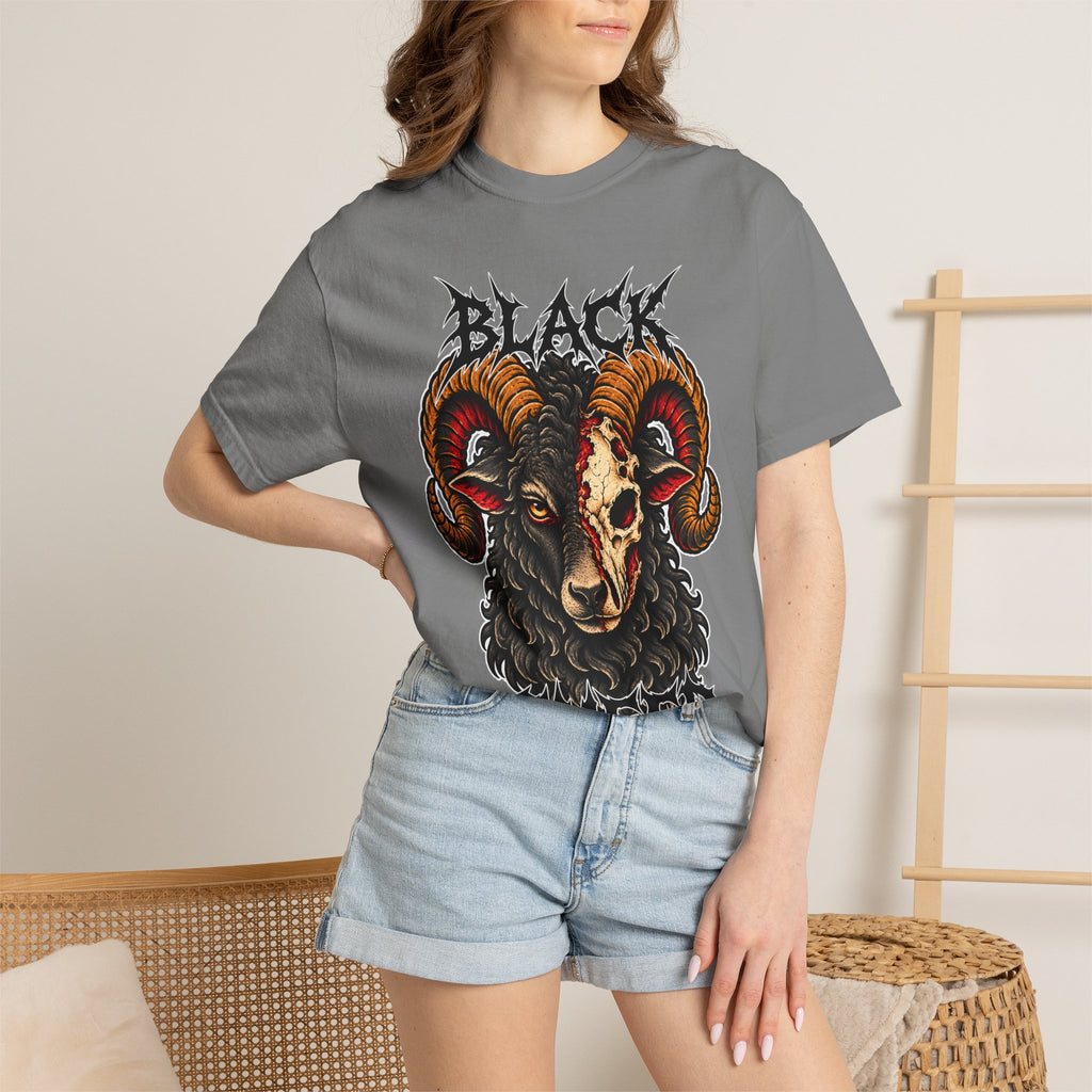 Black Sheep Tattoo Flash T-Shirt