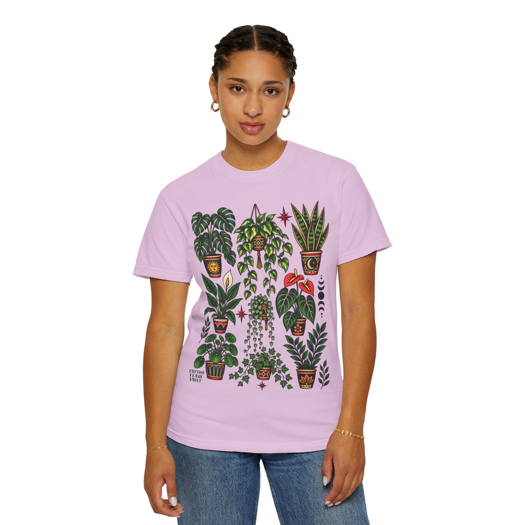 Houseplant Tattoo Flash T-Shirt