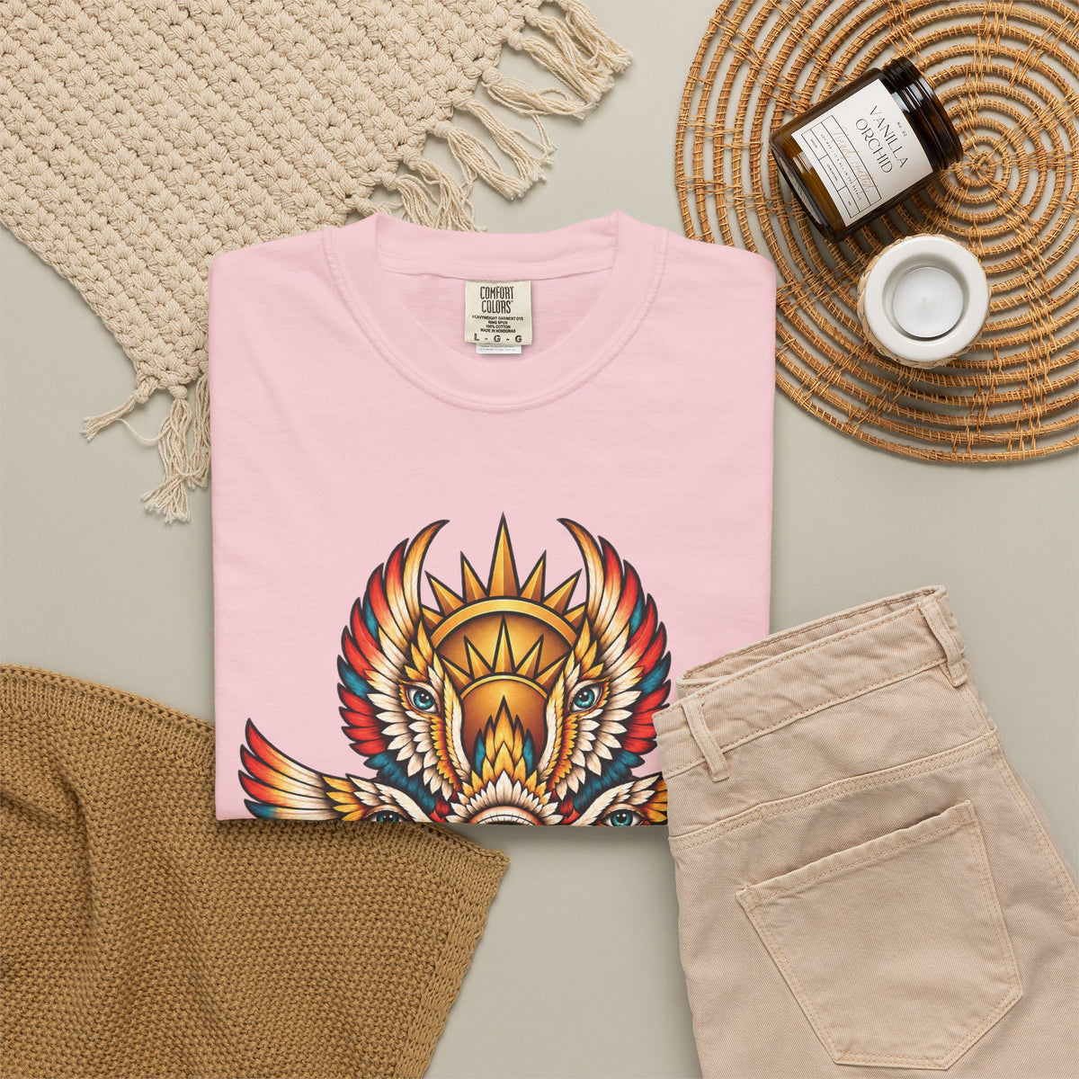 Seraphim Biblically Accurate Angel Tattoo Flash Sheet T-Shirt