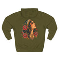 Gypsy Woman Tattoo Flash Pullover Hoodie (Back Design)