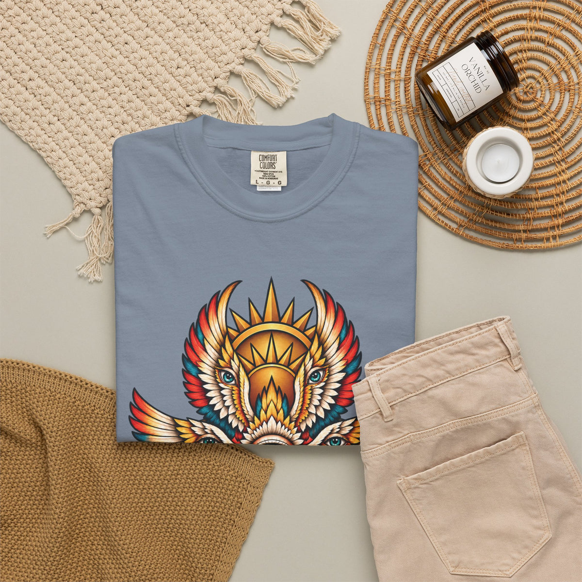 Seraphim Biblically Accurate Angel Tattoo Flash Sheet T-Shirt