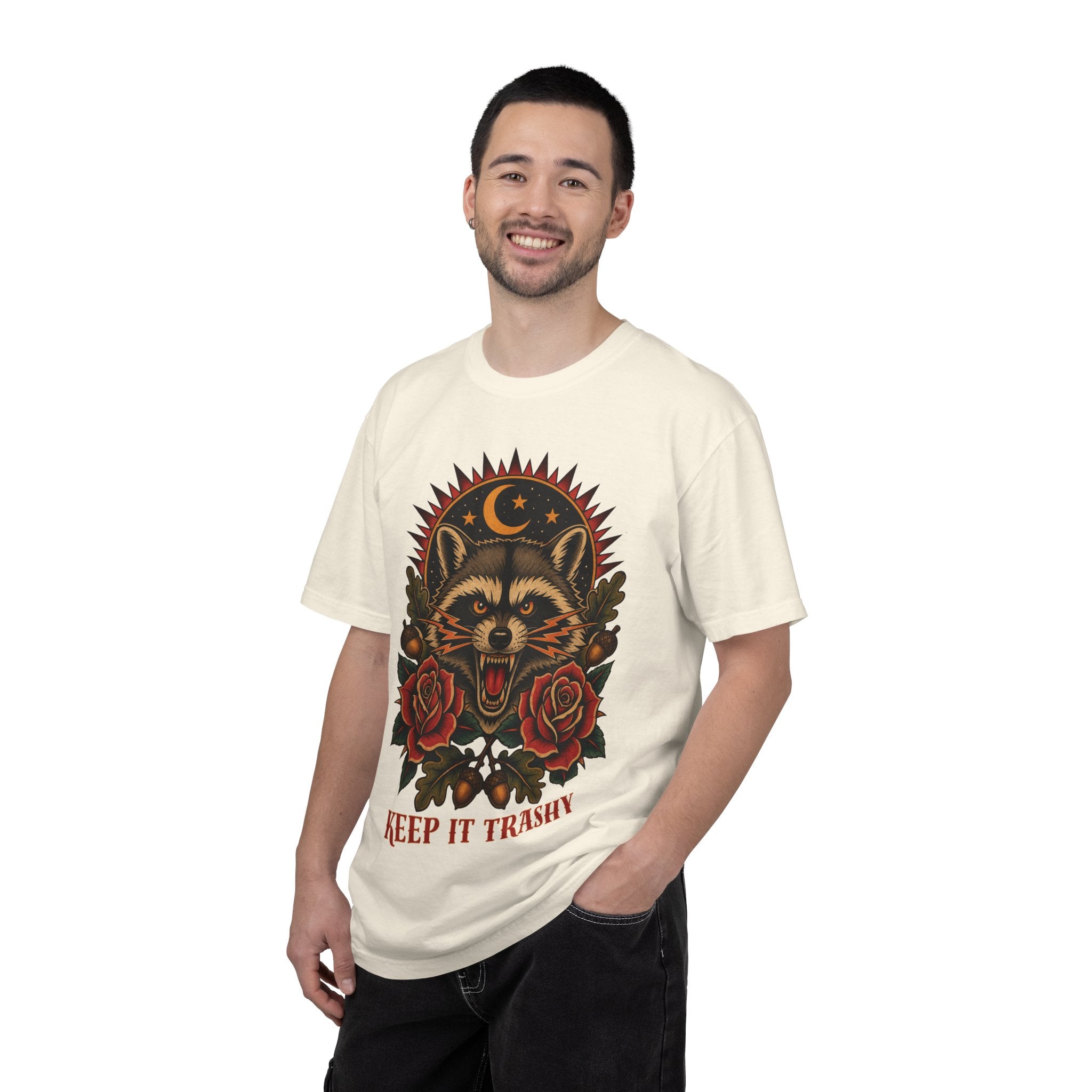Keep It Trashy Raccoon Flash T-Shirt
