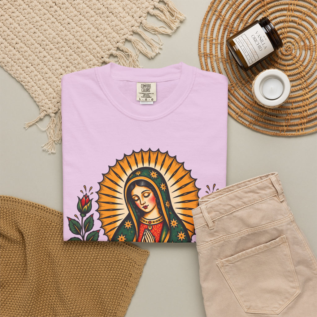 Our Lady of Guadalupe Tattoo Flash T-Shirt