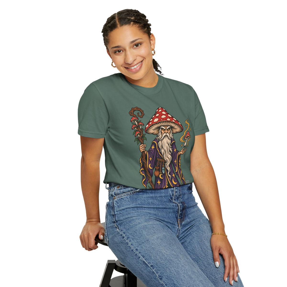 Amanita Mushroom Wizard T-Shirt