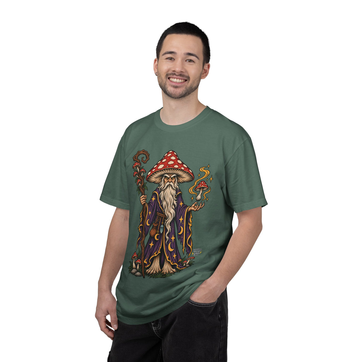 Amanita Mushroom Wizard T-Shirt