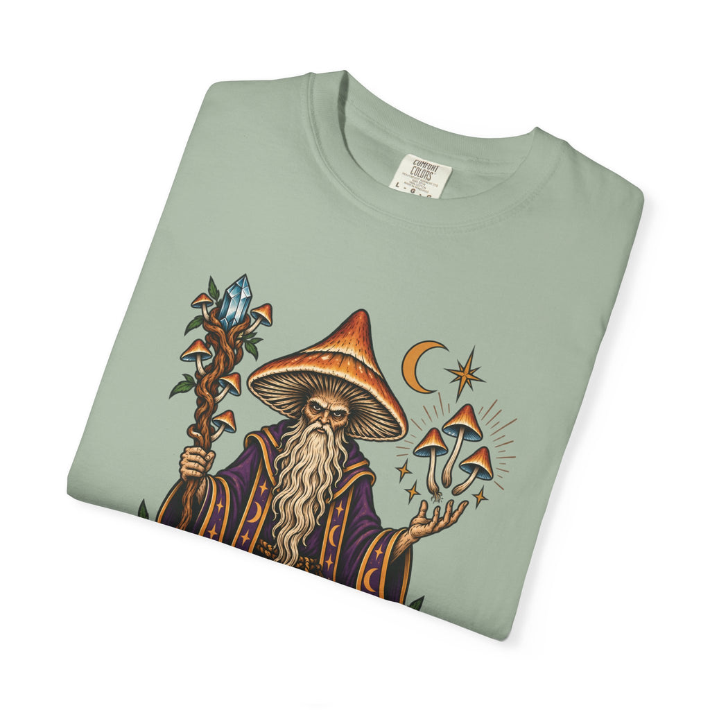 psilocybin Mushroom Wizard Tattoo Flash T-Shirt