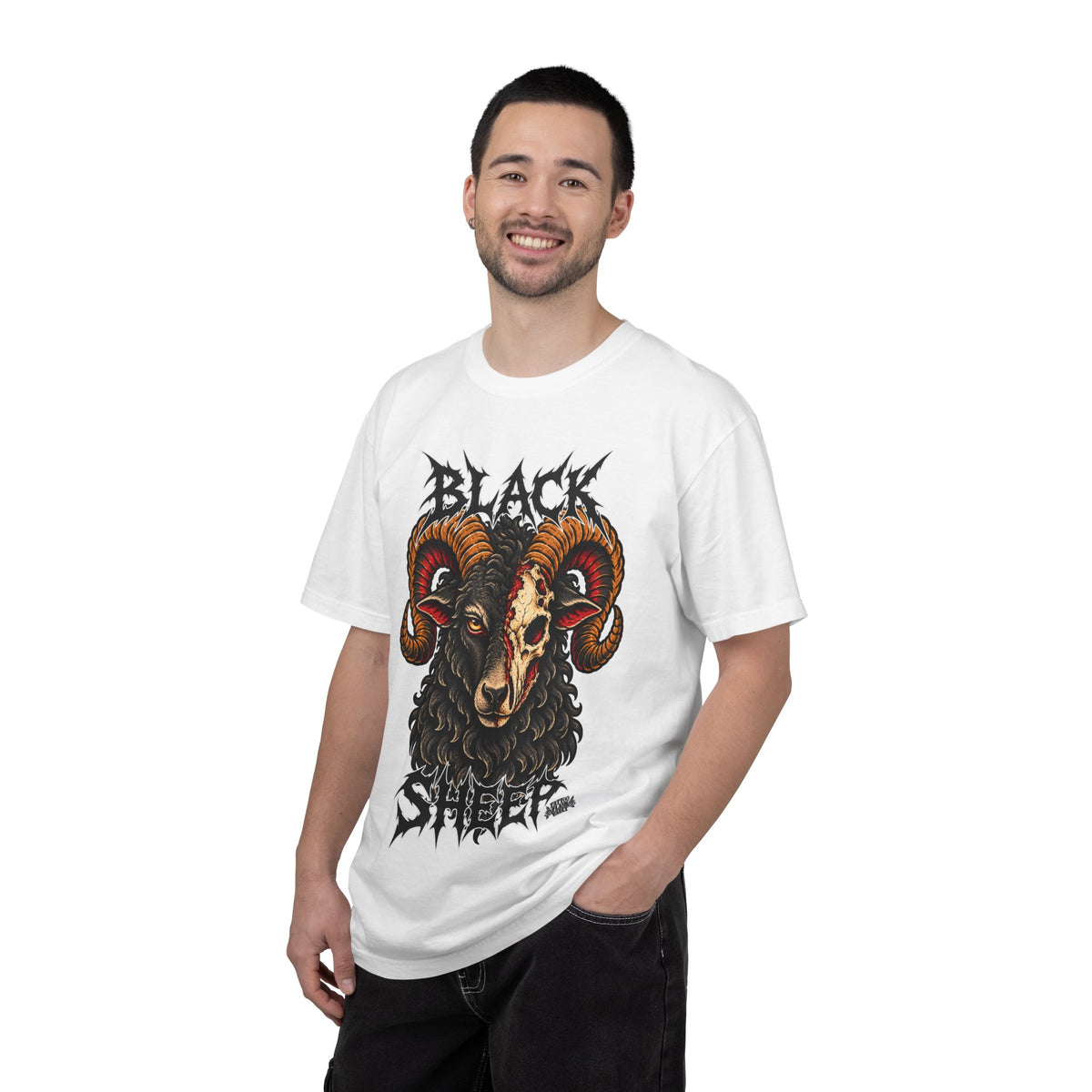 Black Sheep Tattoo Flash T-Shirt