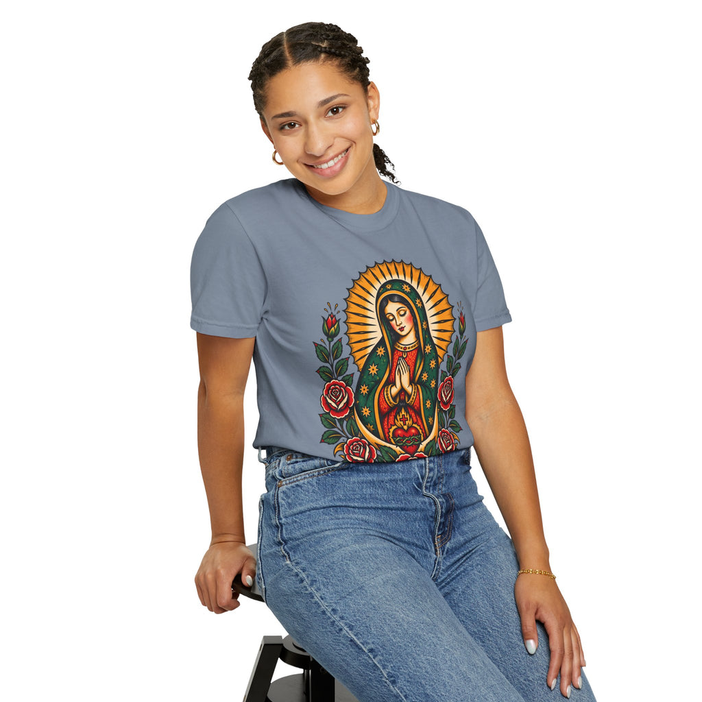 Our Lady of Guadalupe Tattoo Flash T-Shirt