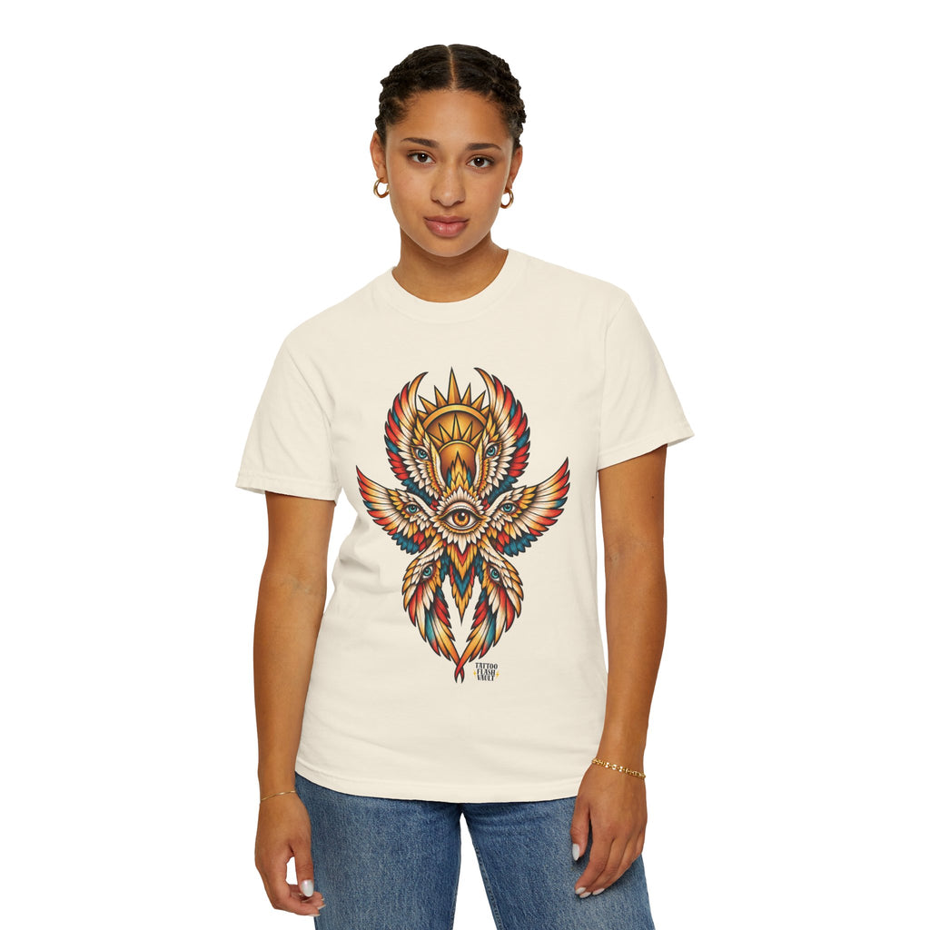 Seraphim Biblically Accurate Angel Tattoo Flash Sheet T-Shirt