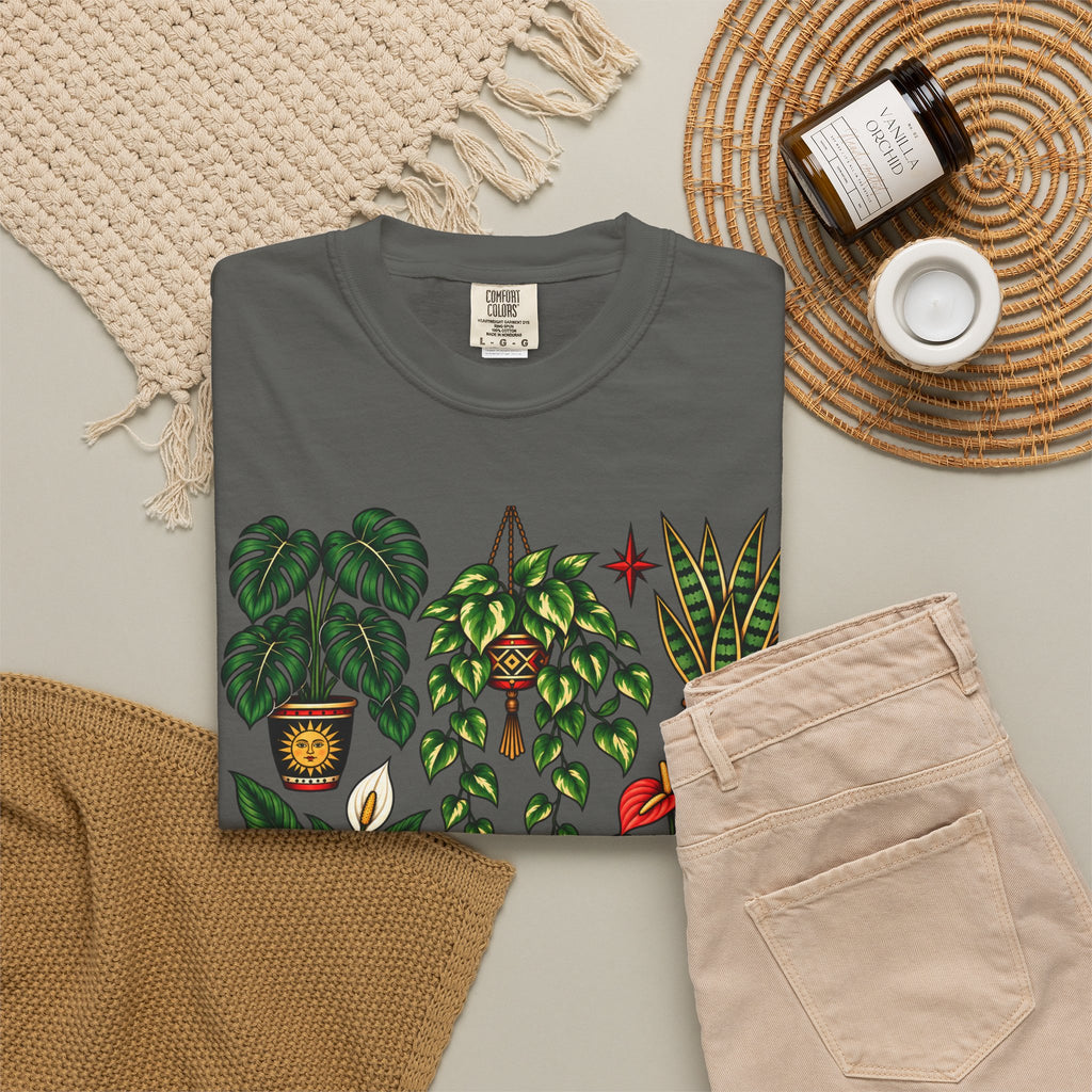 Houseplant Tattoo Flash T-Shirt