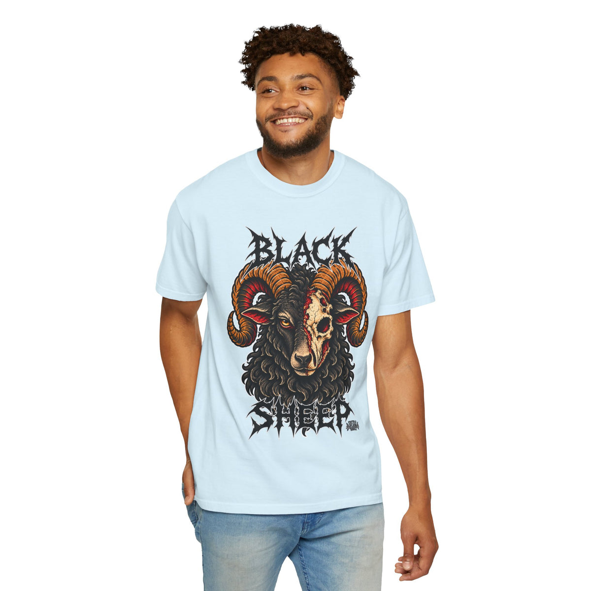 Black Sheep Tattoo Flash T-Shirt