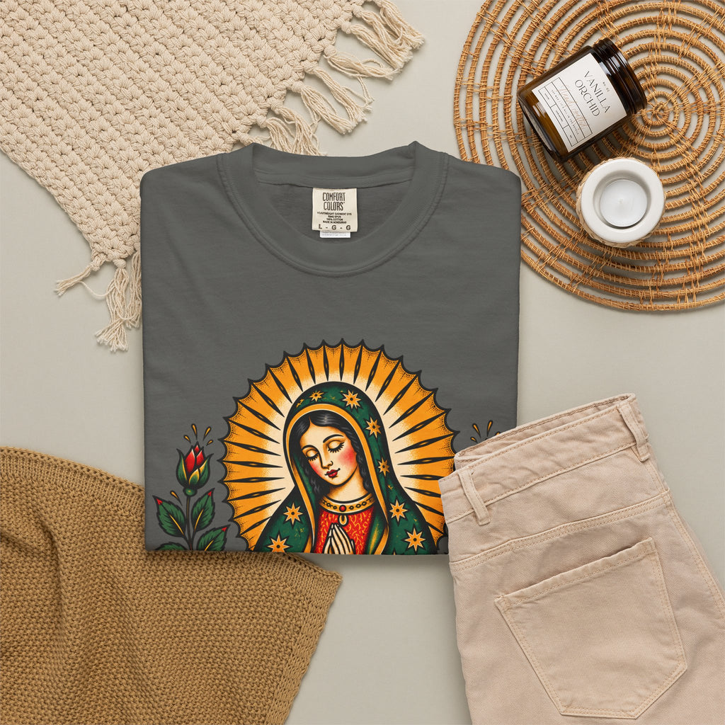 Our Lady of Guadalupe Tattoo Flash T-Shirt
