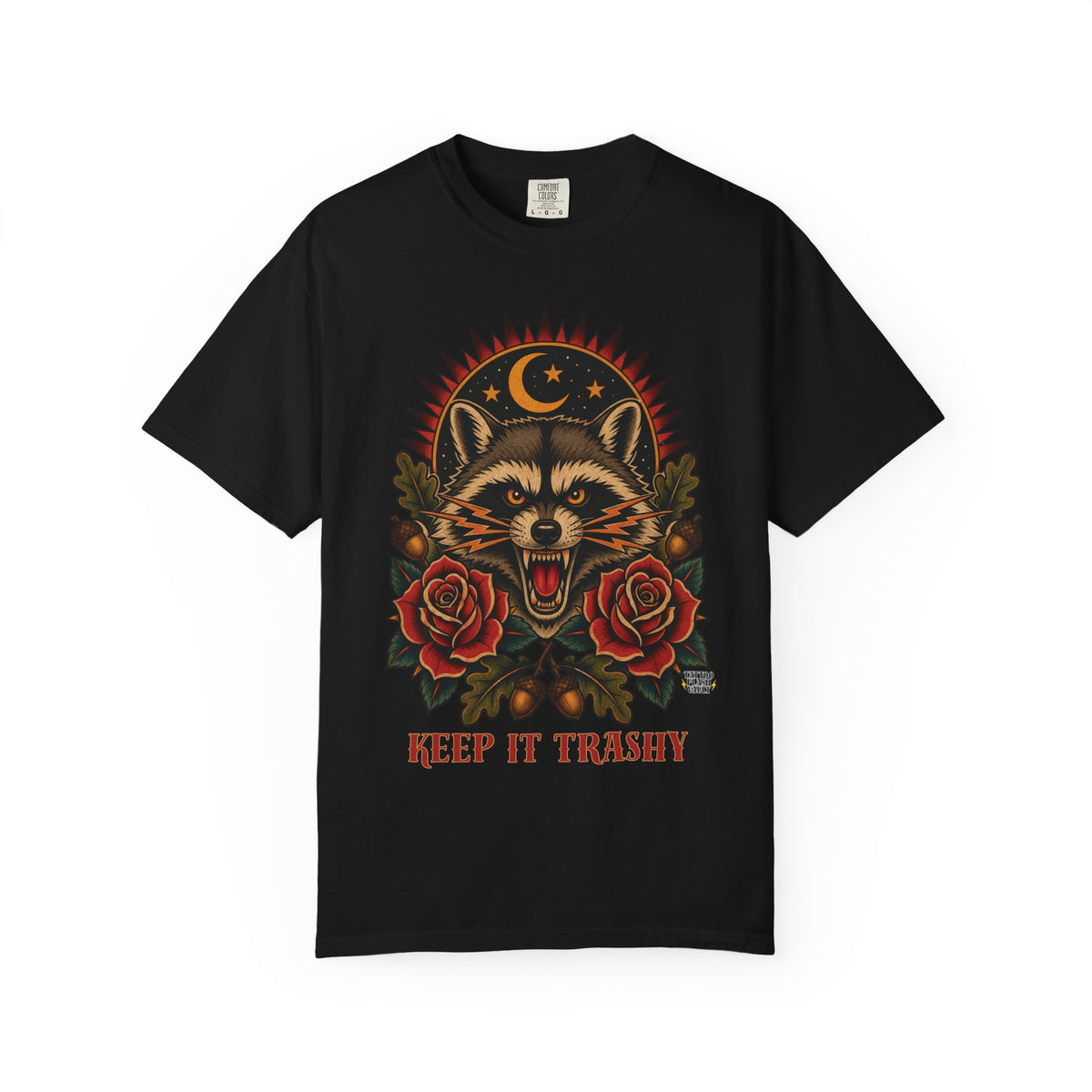 Keep It Trashy Raccoon Tattoo Flash T-Shirt