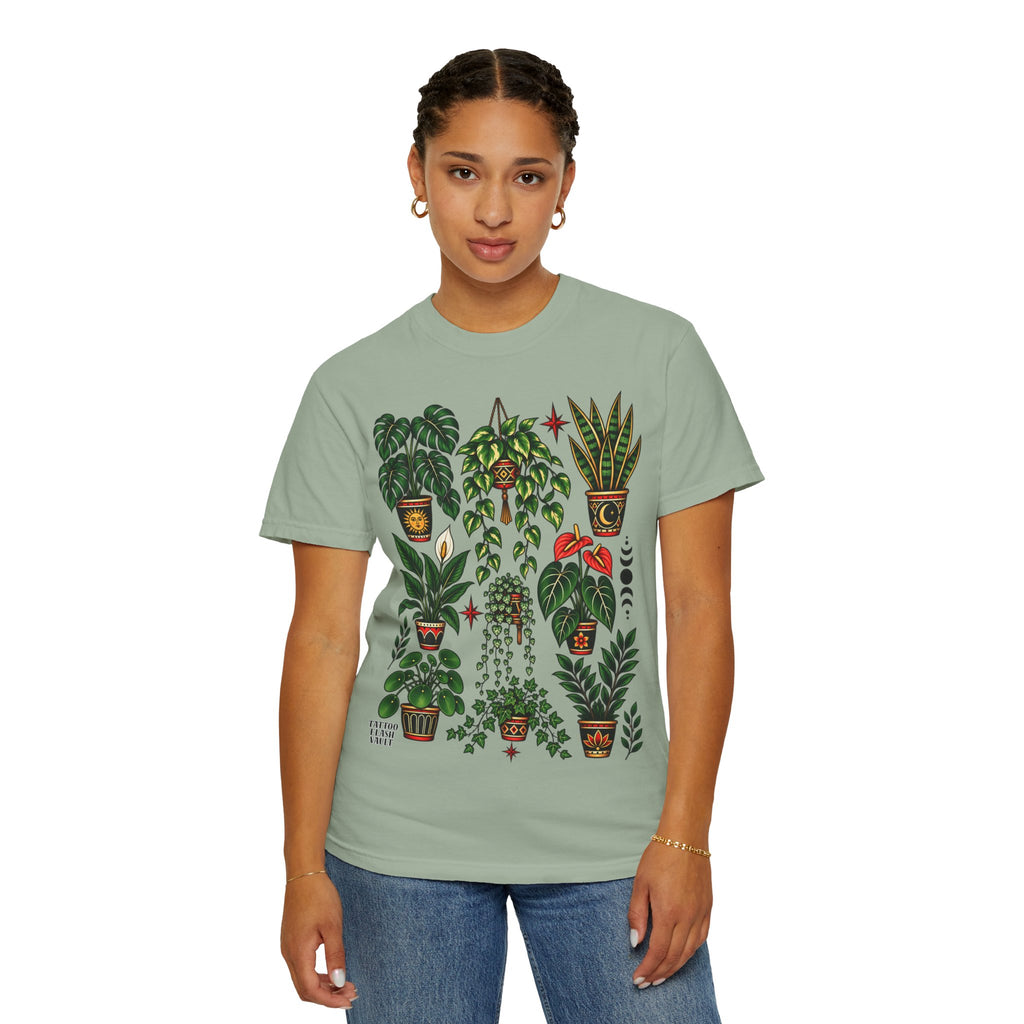 Houseplant Tattoo Flash T-Shirt