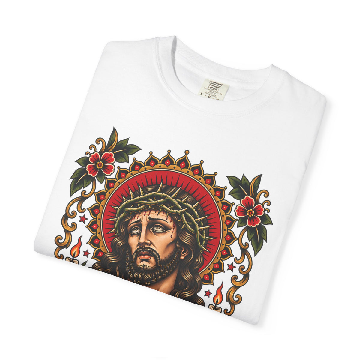 Jesus Sacred Heart Tattoo Flash T-Shirt