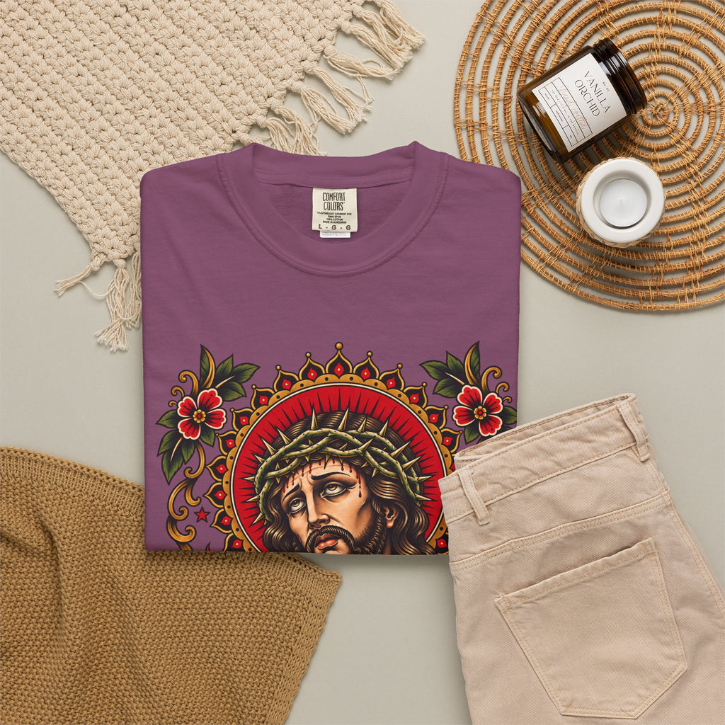 Jesus Sacred Heart Tattoo Flash T-Shirt
