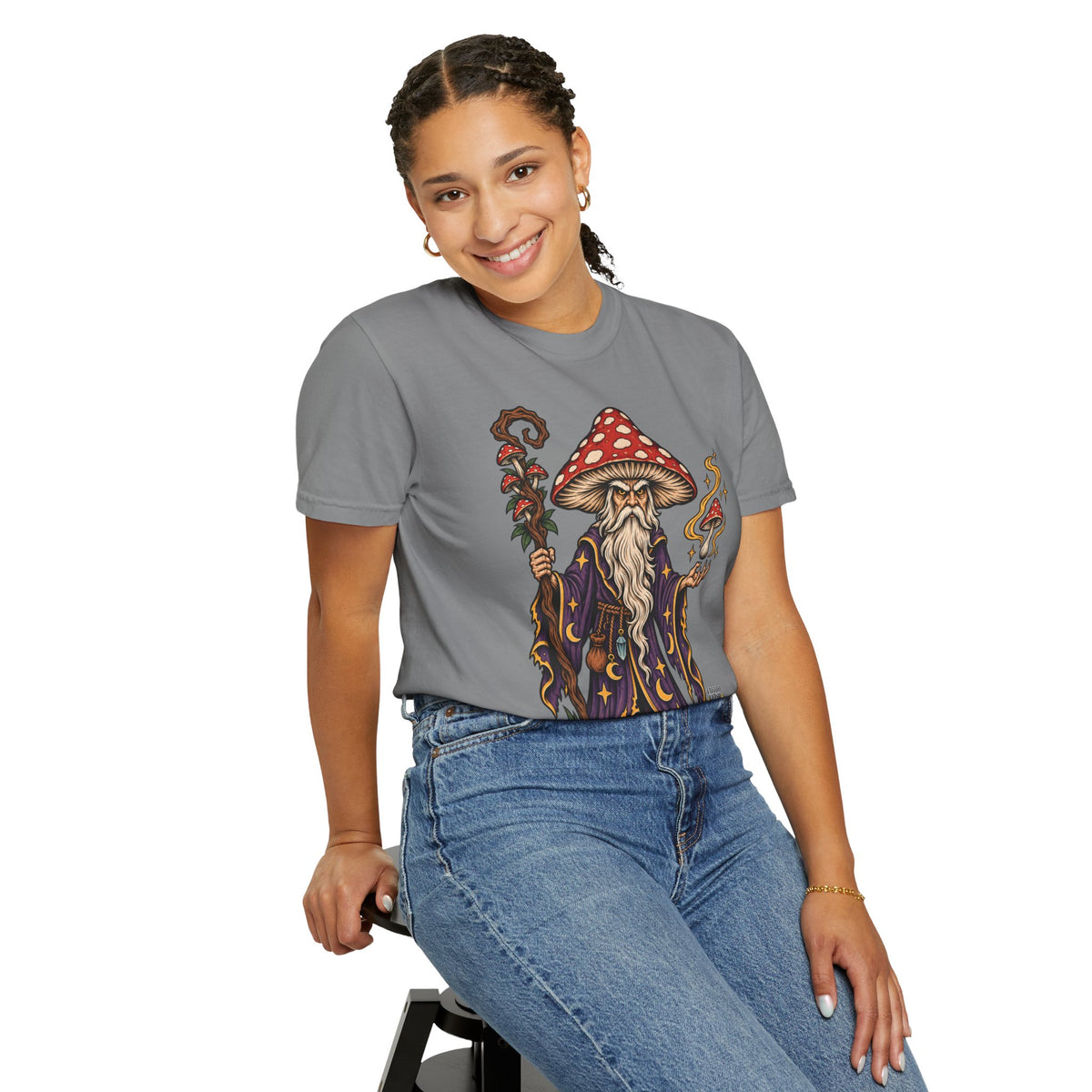 Amanita Mushroom Wizard T-Shirt