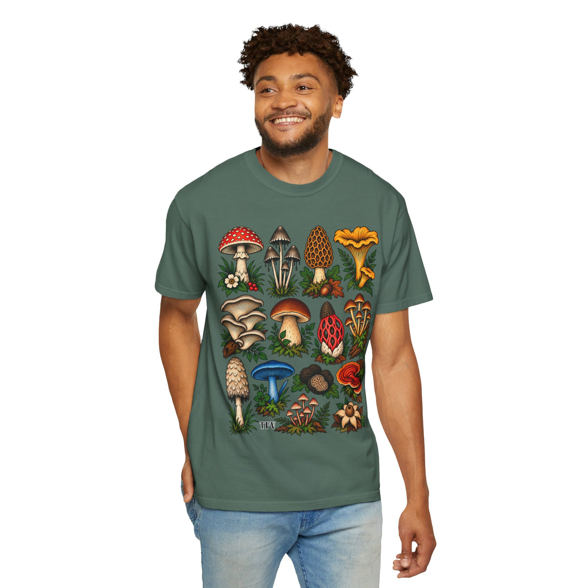 Mushroom Tattoo Flash T-Shirt
