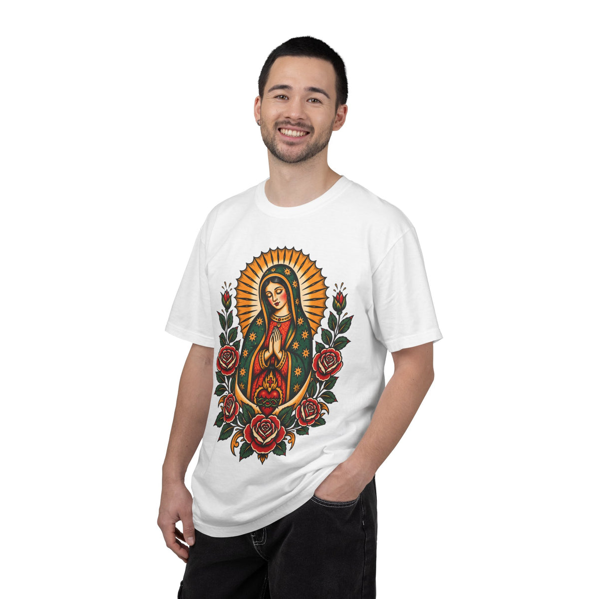 Our Lady of Guadalupe Tattoo Flash T-Shirt