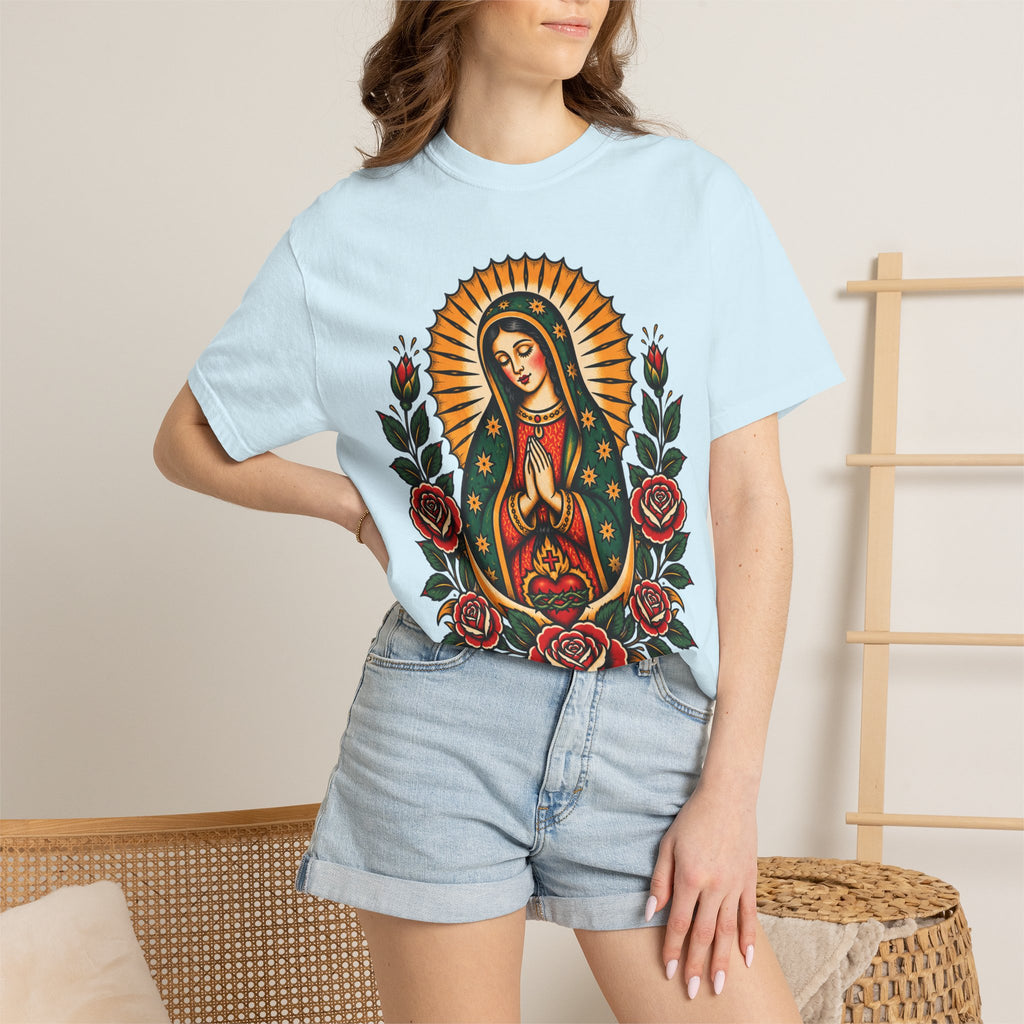 Our Lady of Guadalupe Tattoo Flash T-Shirt