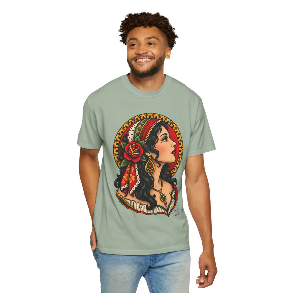 Esmeralda Gypsy Tattoo Flash T shirt