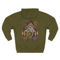 Wizard Oracle Tattoo Flash Pullover Hoodie (Back Design)
