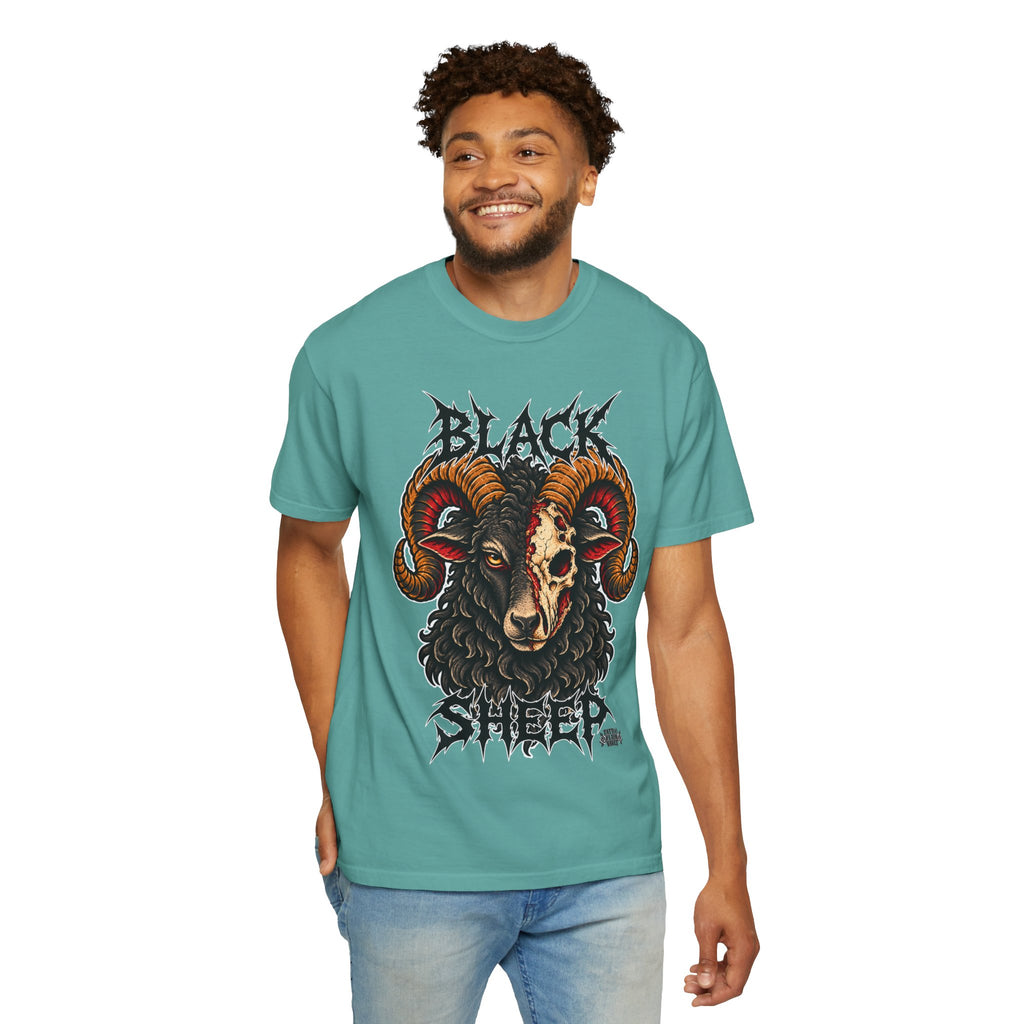 Black Sheep Tattoo Flash T-Shirt