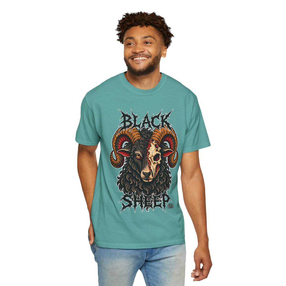 Black Sheep Tattoo Flash T-Shirt