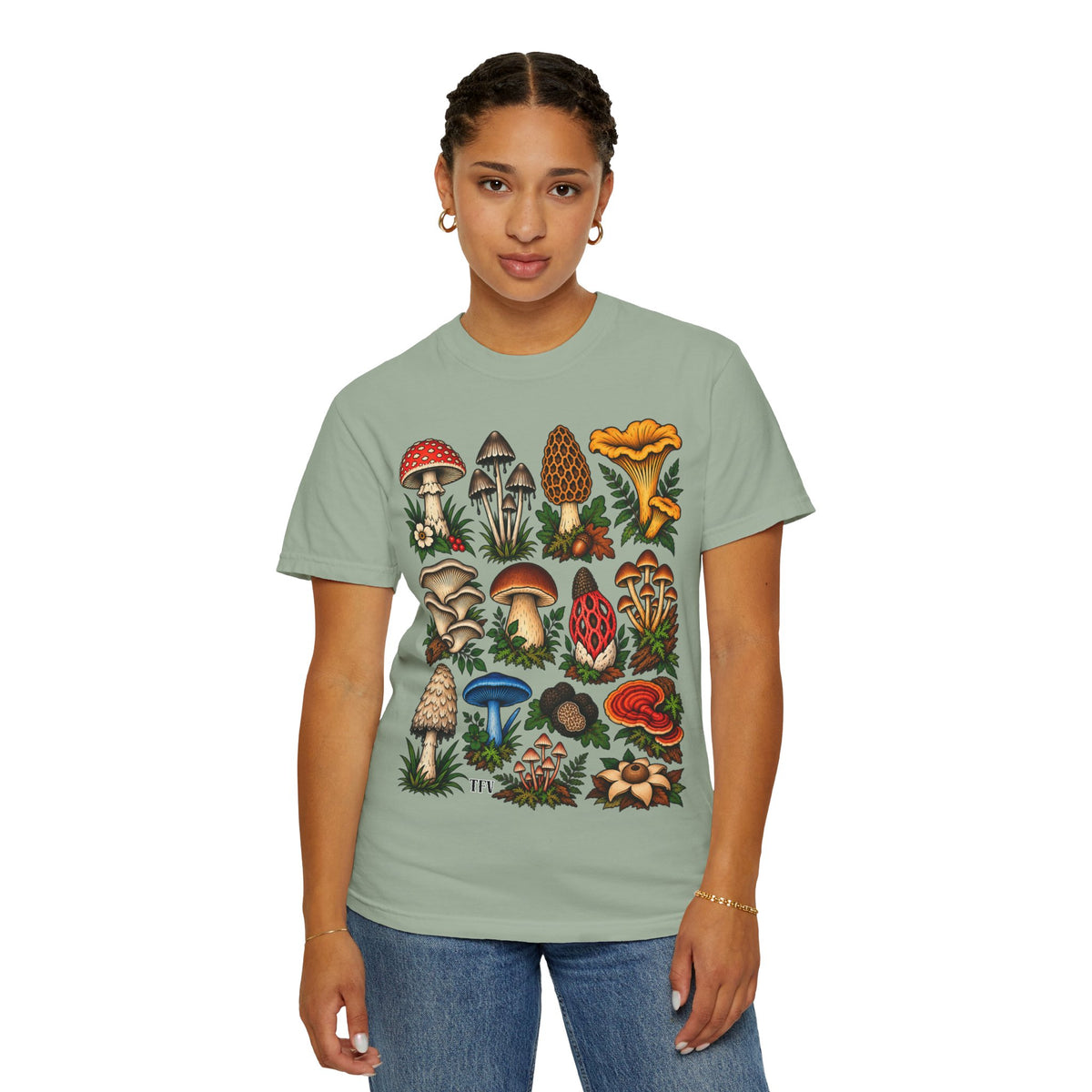 Mushroom Tattoo Flash T-Shirt
