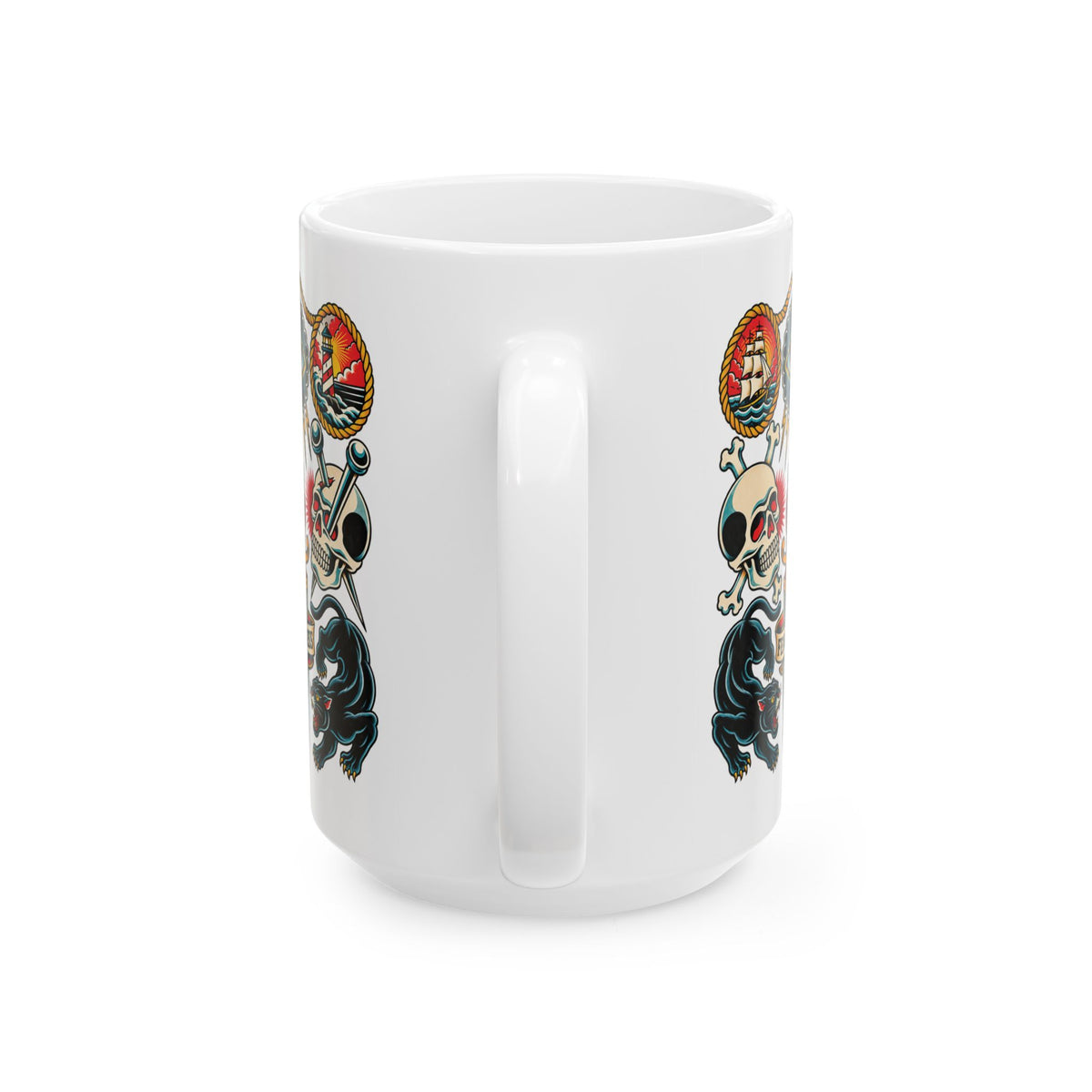 Fearless Flash Sheet Tattoo Flash Coffee Mug (11oz & 15oz)
