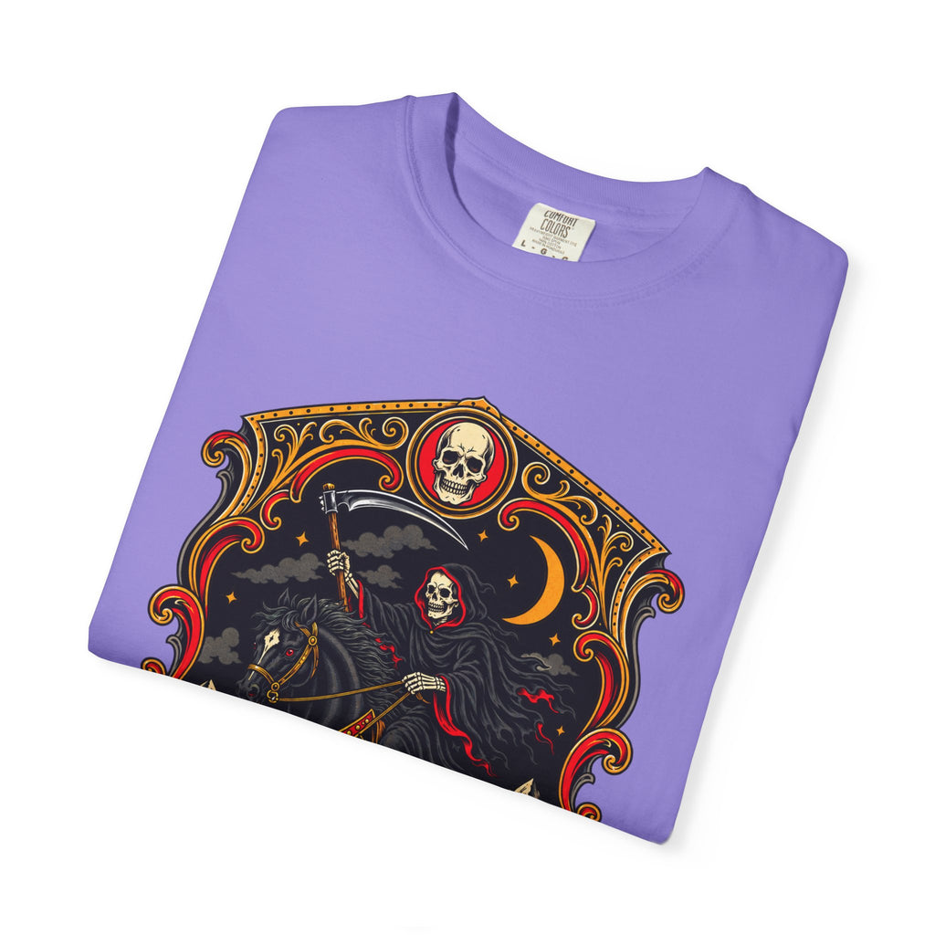 Grim Reaper Horseman Tattoo Flash T-Shirt