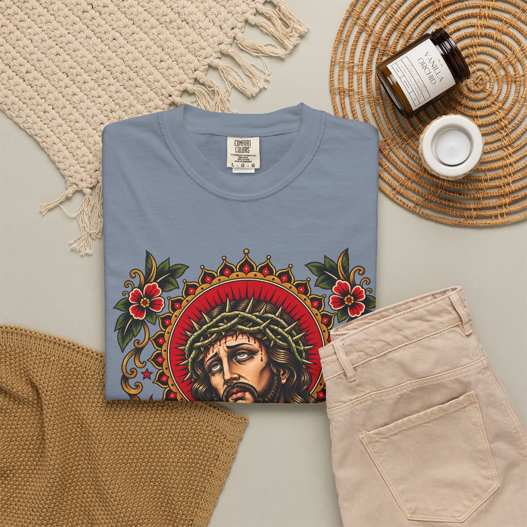 Jesus Sacred Heart Tattoo Flash T-Shirt