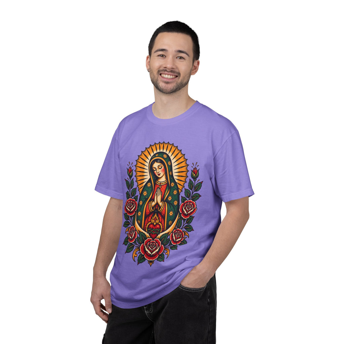 Our Lady of Guadalupe Tattoo Flash T-Shirt