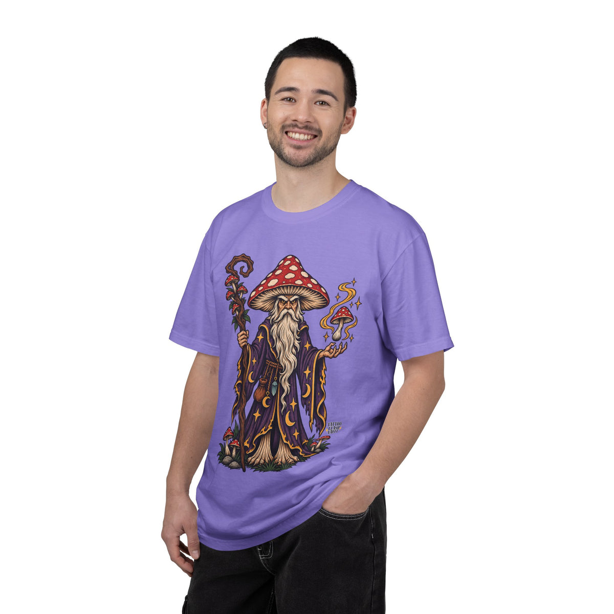 Amanita Mushroom Wizard T-Shirt
