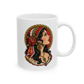 Esmeralda Gypsy Tattoo Flash Ceramic Coffee Mug (11oz, 15oz)
