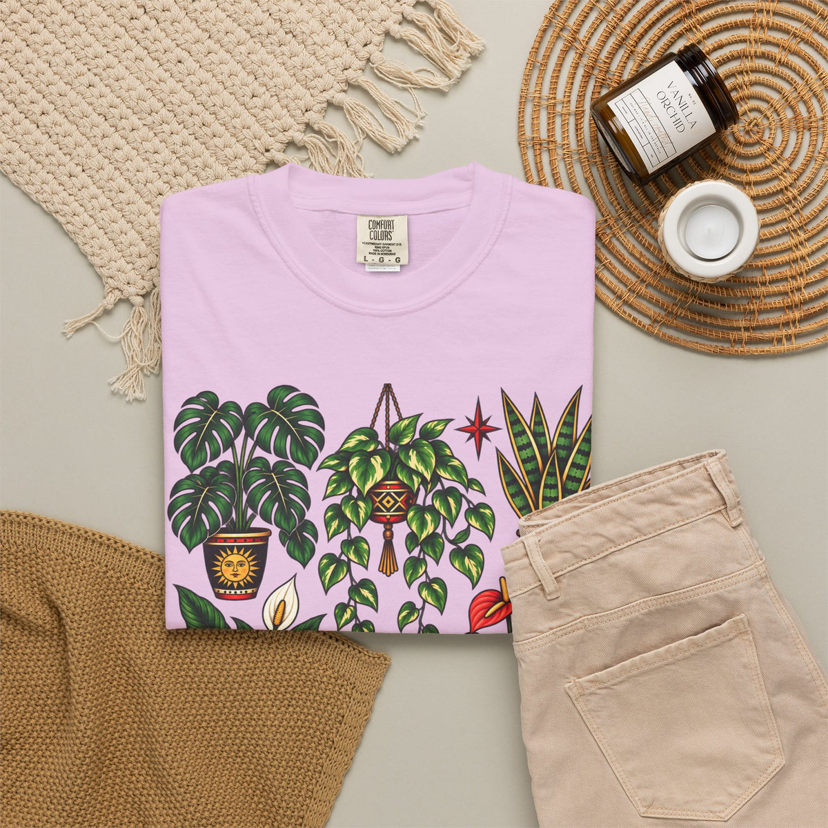 Houseplant Tattoo Flash T-Shirt
