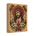 Jesus Christ Tattoo Flash Canvas Wall Art