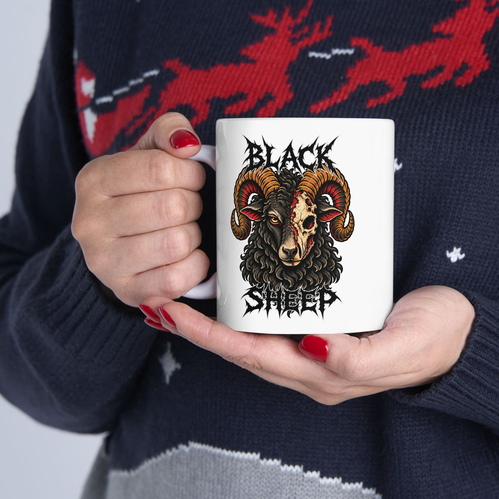 Black Sheep Tattoo Flash Coffee Mug (11oz & 15oz)