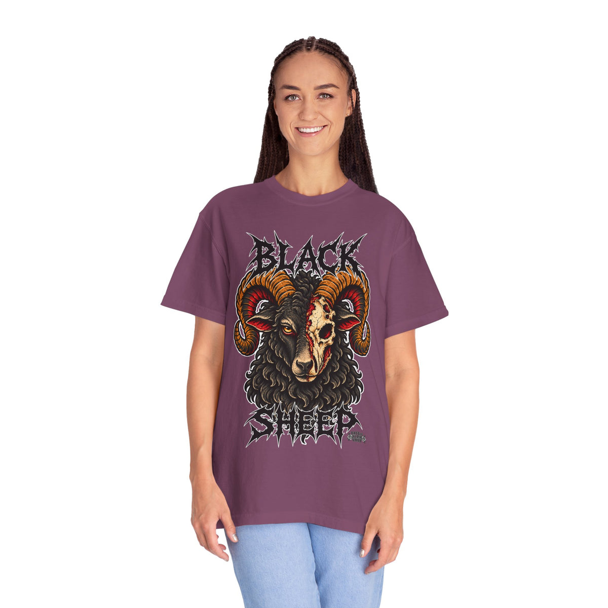 Black Sheep Tattoo Flash T-Shirt