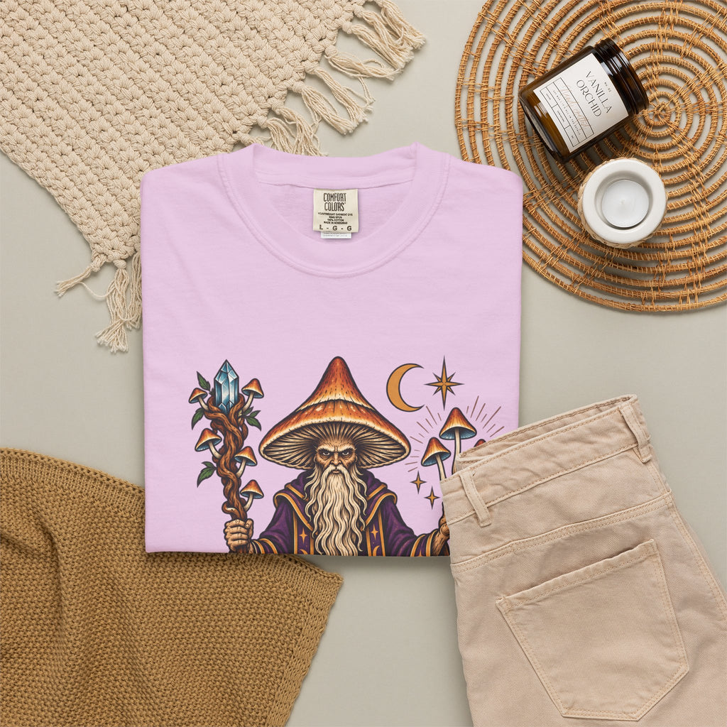 psilocybin Mushroom Wizard Tattoo Flash T-Shirt