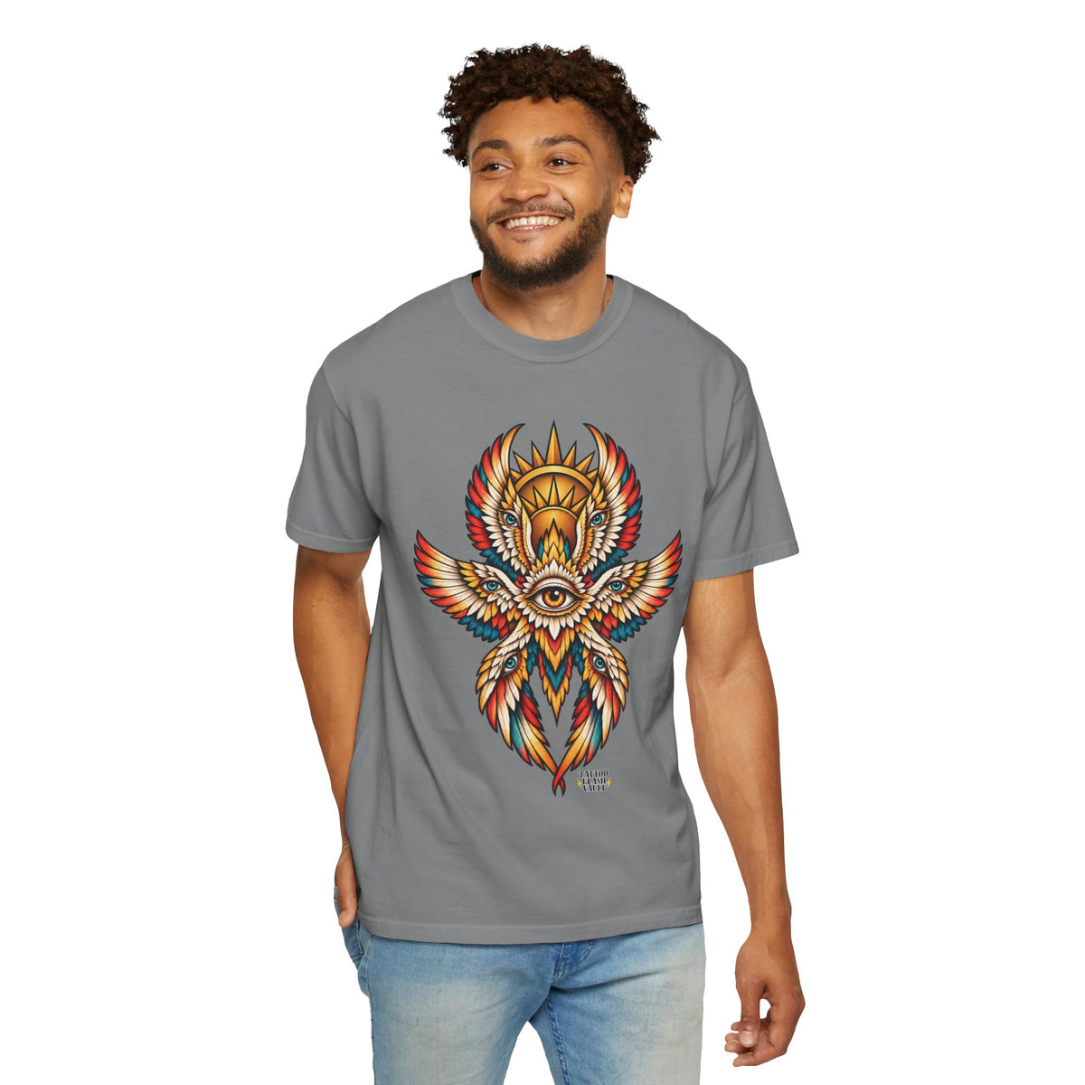 Seraphim Biblically Accurate Angel Tattoo Flash Sheet T-Shirt