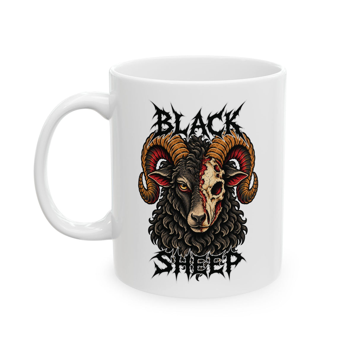 Black Sheep Tattoo Flash Coffee Mug (11oz & 15oz)