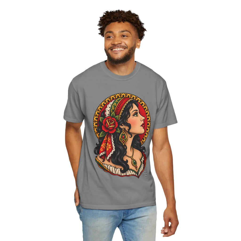 Esmeralda Gypsy Tattoo Flash T shirt
