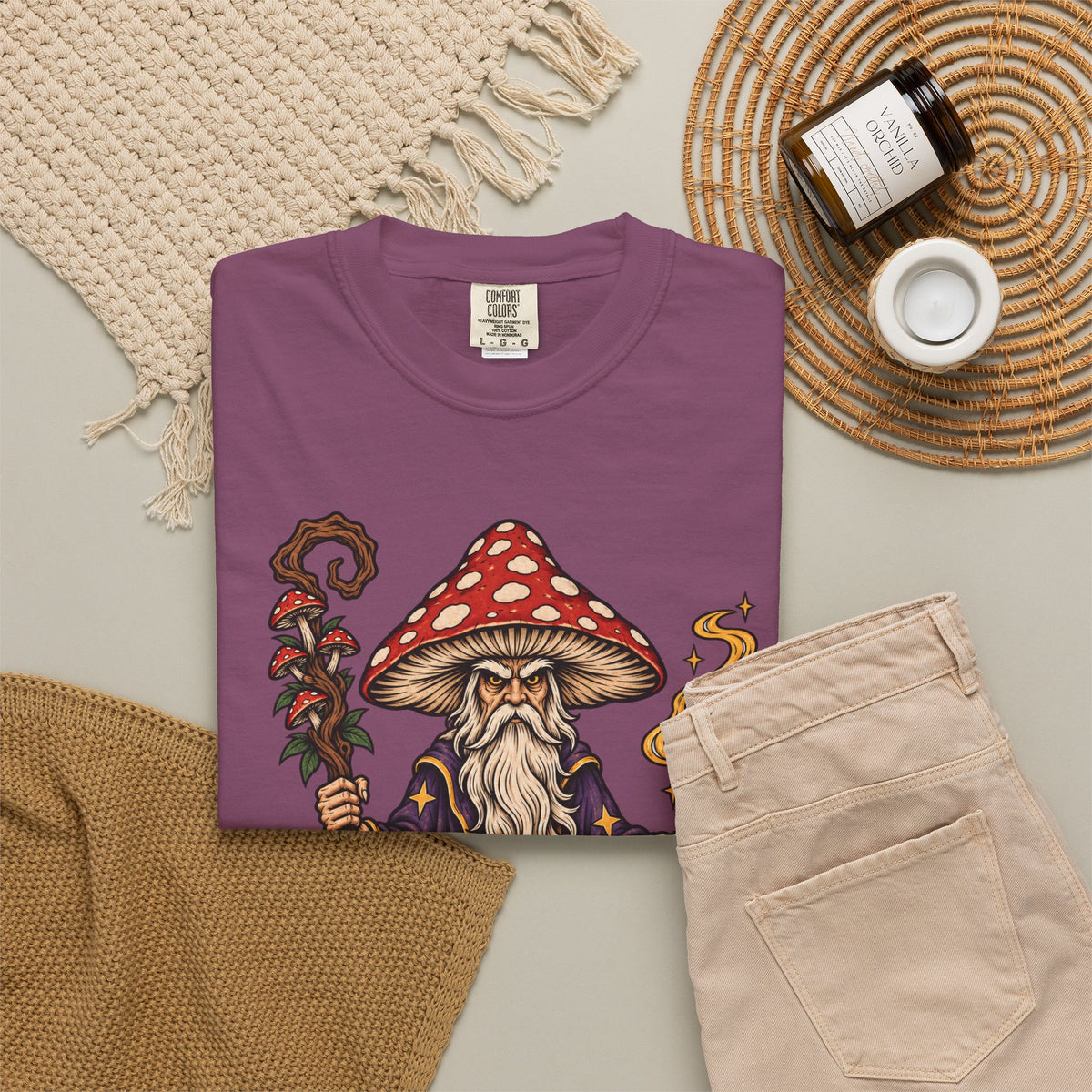 Amanita Mushroom Wizard T-Shirt