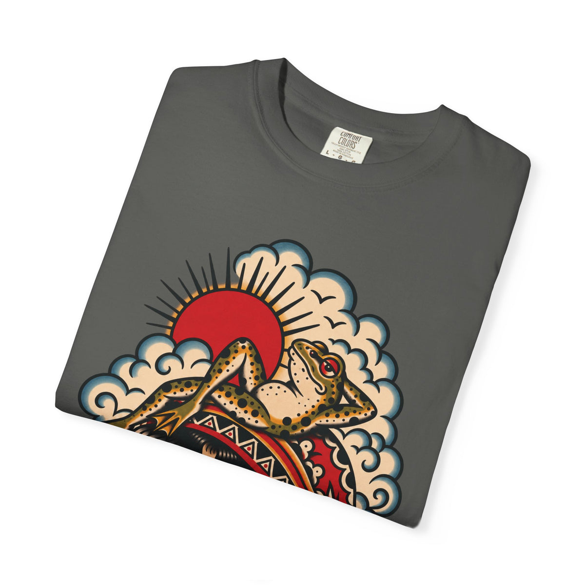 Frog & Lady of The Lake Tattoo Flash T-Shirt