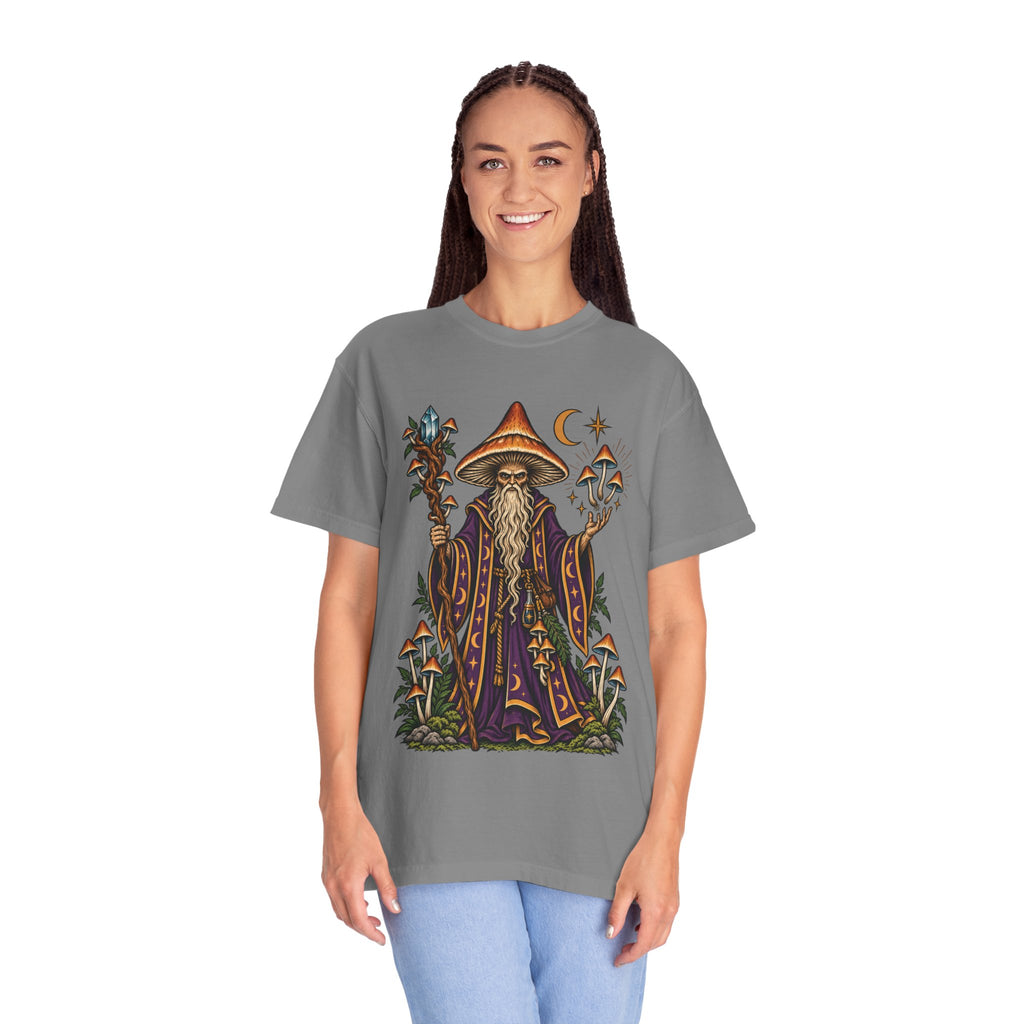 psilocybin Mushroom Wizard Tattoo Flash T-Shirt